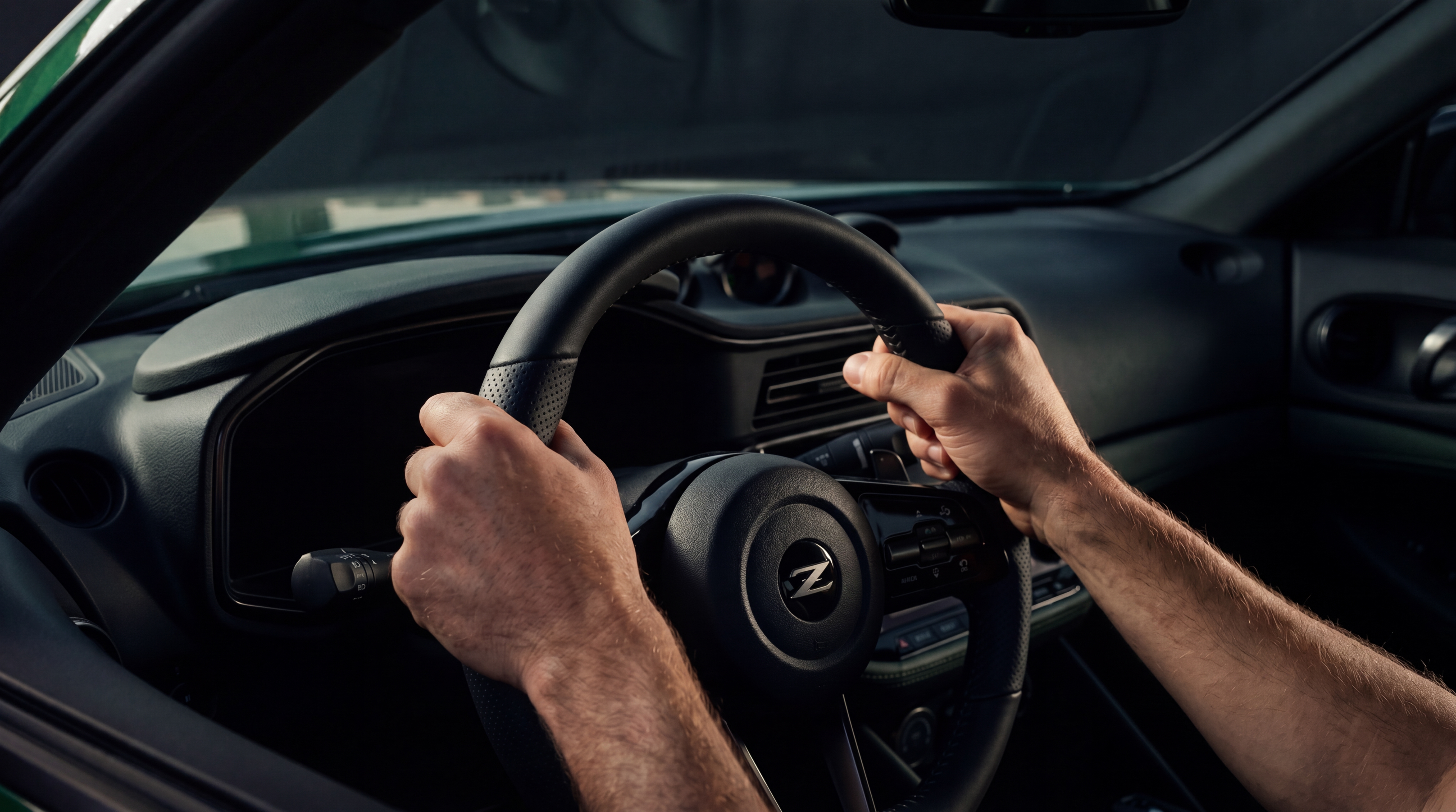 2027 Nissan Z — Driver Interior, Z Steering Wheel